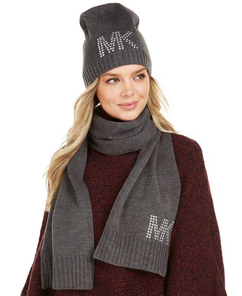 michael kors scarf winter|Michael Kors ladies hat.